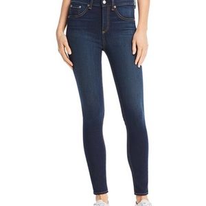 Rag and bone high rise ankle skinny jean